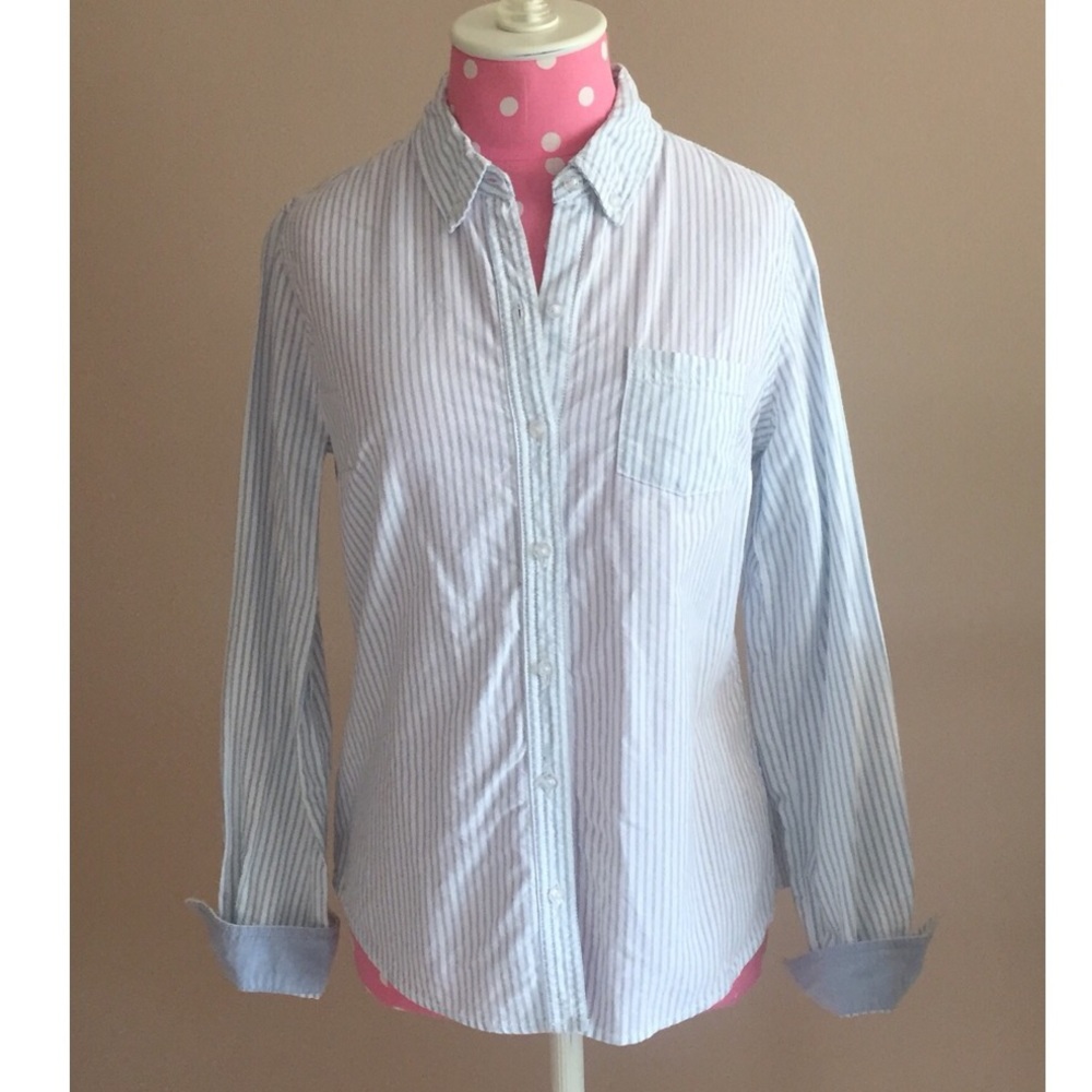 Mossimo Striped Button Down Shirt